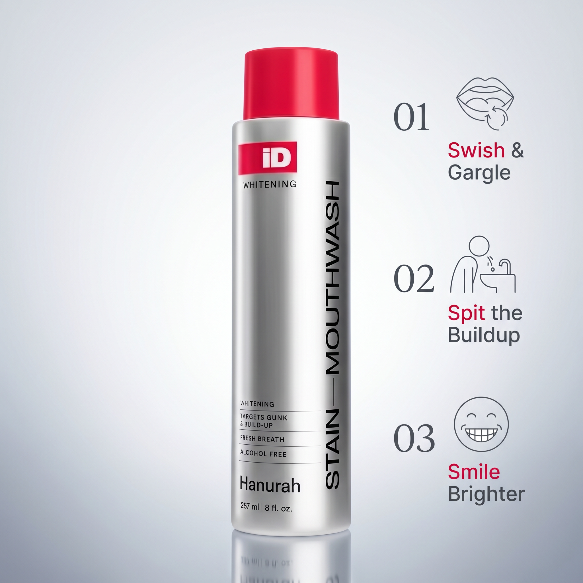 Hanurah™  iD Whitening Mouthwash
