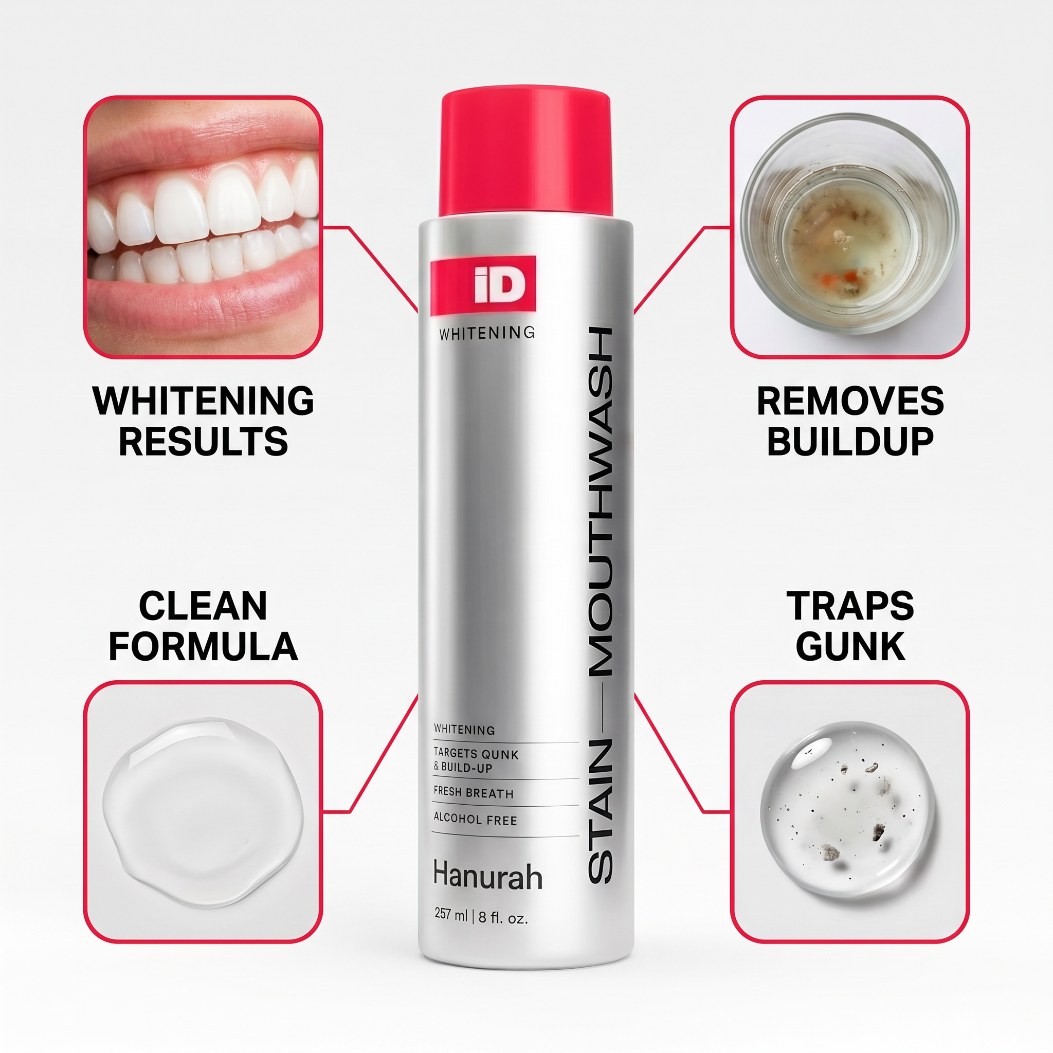 Hanurah™  iD Whitening Mouthwash